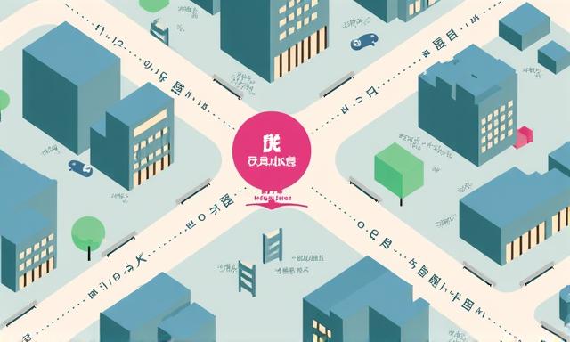 A stylized map showing the location of Kaguya Hana in Meguro-ku, Tokyo.